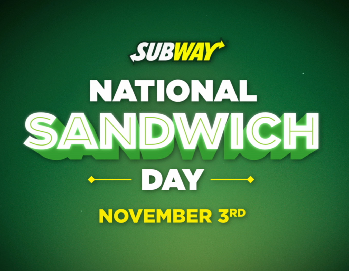 Subway National Sandwich Day Nick Sewell